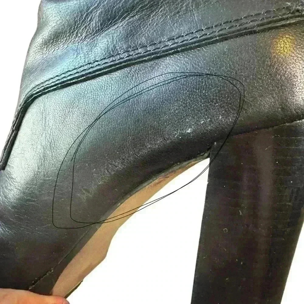 Michael Kors Women’s Greenwich Tall Belted Knee High Riding Boots Size 71/2. - Picture 9 of 10